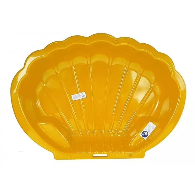 DOREX Sandbox Piscina per Bambini 2in1 Conchiglia Gialla 110cm