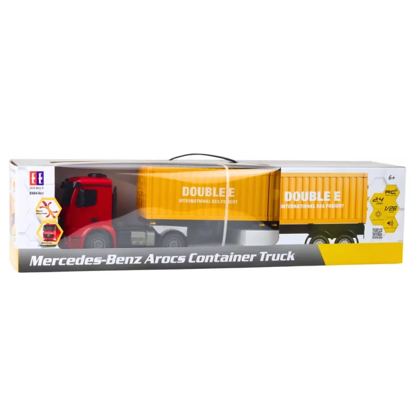 Double E Mercedes-Benz Arocs camion container RC 1:26