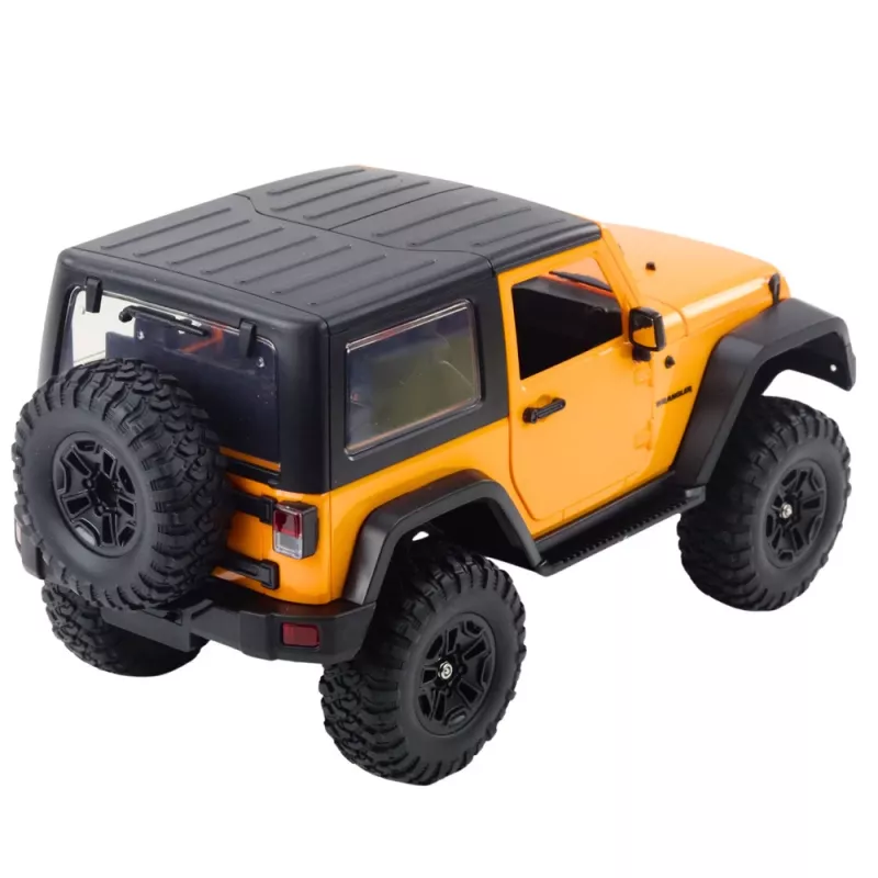 Double E RC Jeep Wrangler Rock Crawler arancione 1:14 veicolo fuoristrada radiocomandato