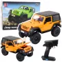 Double E RC Jeep Wrangler Rock Crawler arancione 1:14 veicolo fuoristrada radiocomandato
