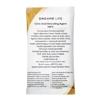 Dreame HNFA soluzione anticalcare per pulitore a vapore N20 – 12 x 20g bustine (acido citrico)