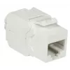 DS-IT CAT6a UTP presa di rete keystone - senza attrezzi - bianco (DS-KC-UTP6A-TL-W)