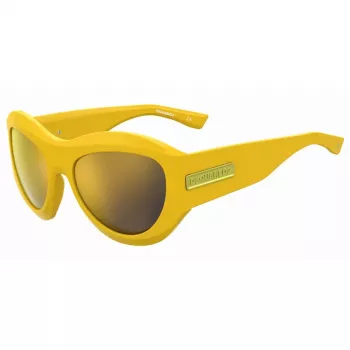 DSQUARED2 D2-0072-S-40G Occhiali da sole uomo squadrati in acetato Havana Brown Gradient 59mm