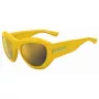 DSQUARED2 D2-0072-S-40G Occhiali da sole uomo squadrati in acetato Havana Brown Gradient 59mm