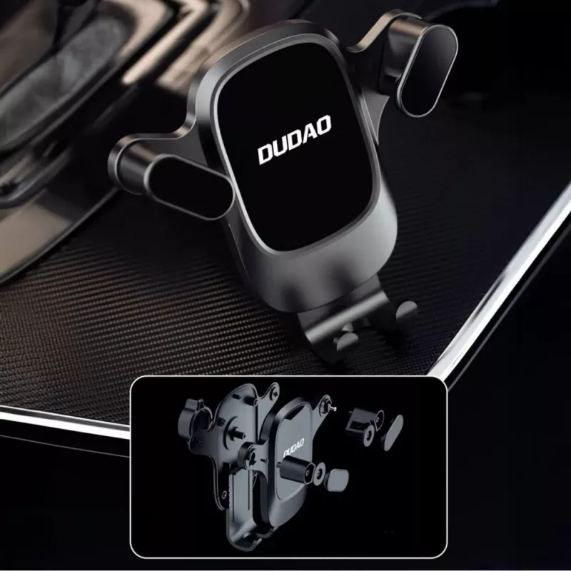 Dudao F5PRO+ Supporto per cellulare con ventosa - nero
