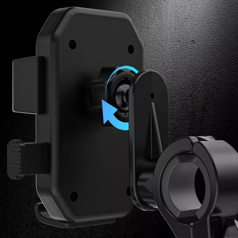 Dudao F7 Supporto per bici, moto, scooter - nero