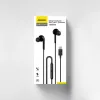 DUDAO Hi-Fi X3C+ Auricolari In-Ear con Filo e Microfono, 1,2 m, Nero