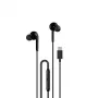 DUDAO Hi-Fi X3C+ Auricolari In-Ear con Filo e Microfono, 1,2 m, Nero