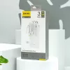 Dudao K11 Powerbank 10000mAh con cavi integrati bianco