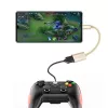 Dudao L15T Cavo adattatore OTG USB 2.0 a USB Type-C, grigio, 15 cm