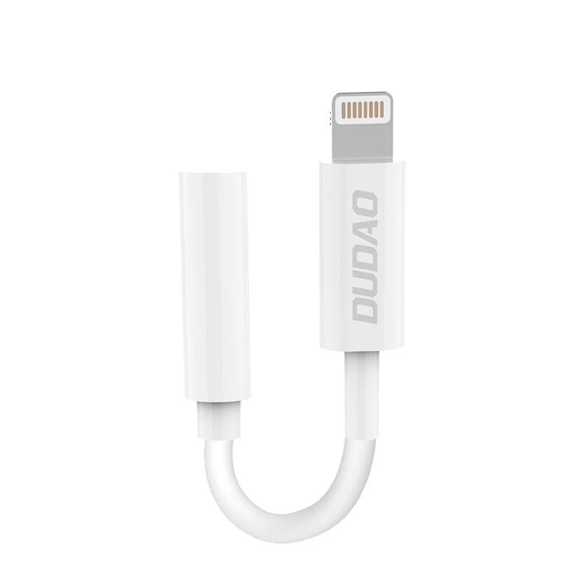Dudao Adattatore audio L16i da Lightning a 3,5 mm bianco