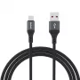 Dudao L3ST Cavo USB-A a USB-C 5A 1,2m intrecciato - nero