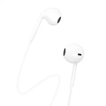 Dudao USB Type-C Connecto Auricolari stereo nuovo design ergonomico tappi X3C bianco