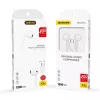 Dudao USB Type-C Connecto Auricolari stereo nuovo design ergonomico tappi X3C bianco