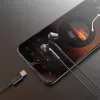 DUDAO X3C Cuffie in-ear con filo USB-C 1,2 m - nero