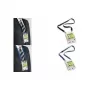 DURABLE 20 DUO A6 Portanome con nastro in tessuto, trasparente, confezione da 10 852507
