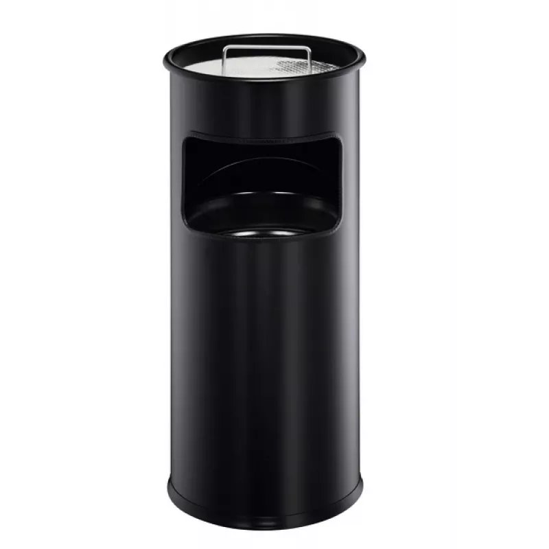 DURABLE 3330-01 cestino in metallo rotondo, 17 L, argento