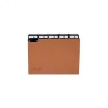 DURABLE A4 indice alfabetico a 5 linguette, cartone pressato, grigio 424511