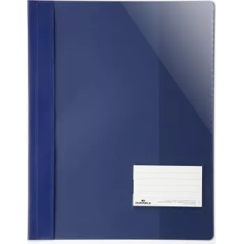 DURABLE A4+ cartella report con finestra per etichetta 90x57 mm, trasparente, confezione da 25 269007