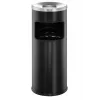 Durable Cestino portacenere/rifiuti - rotondo - 17 L - metallo