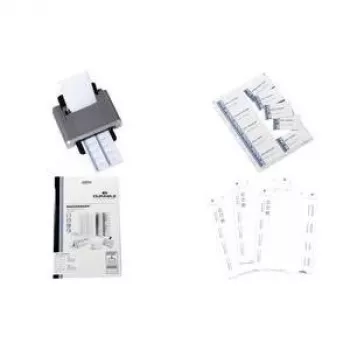 DURABLE BADGEMAKER® A6 Cartoncini inseribili, perforati, bianchi, 20 pezzi 142002