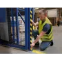 Profilo paraspigoli Durable C35, autoadesivo, 1 m, giallo/nero