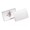 DURABLE CLICK FOLD portabadge con clip combinata, 90 x 54 mm, trasparente, confezione da 25 (821419)
