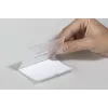 DURABLE CLICK FOLD Tesserino portanome con clip, inserto 90x54 mm, trasparente, confezione da 25 821619