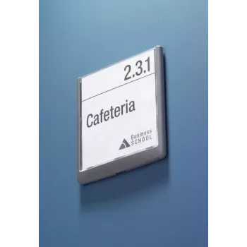 Durable Click Sign Targa per porta 149 x 148,5 mm, grafite (486237)
