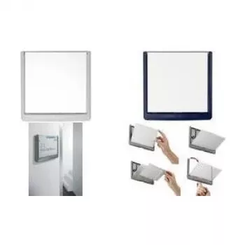 DURABLE CLICK SIGN Targhetta per porta 149 x 148,5 mm, bianco (486202)