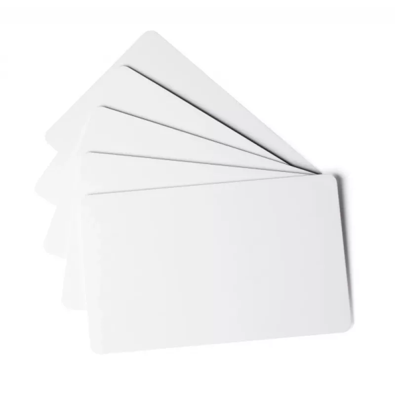 DURABLE DURACARD® Carte in plastica 0,50 mm bianco CR80 (confezione da 100) 891402