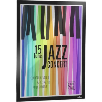 DURABLE DURAFRAME POSTER A2 cornice informativa adesiva, nera, 1 pezzo 505301