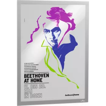 DURABLE DURAFRAME POSTER A2 argento cornice informativa autoadesiva 505323
