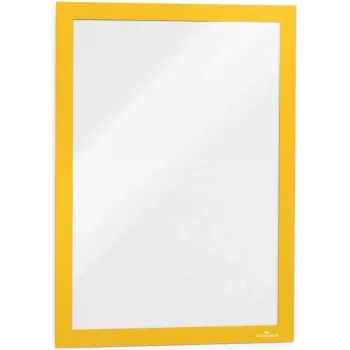 DURABLE DURAFRAME® Cornice magnetica autoadesiva A4 giallo, 2 pezzi (487204)