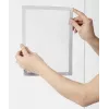 DURABLE DURAFRAME SUN A4 cornice informativa autoadesiva resistente ai raggi UV, argento, confezione da 2 484123