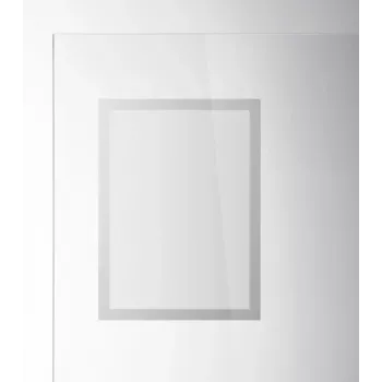DURABLE DURAFRAME SUN A4 cornice informativa autoadesiva resistente ai raggi UV, argento, confezione da 2 484123