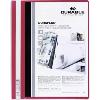 DURABLE DURAPLUS® A4+ cartella portadocumenti, blu, confezione da 25 257903