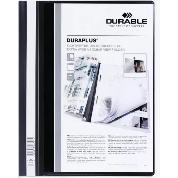 DURABLE DURAPLUS cartella portadocumenti A4+ trasparente PP confezione da 25 257901