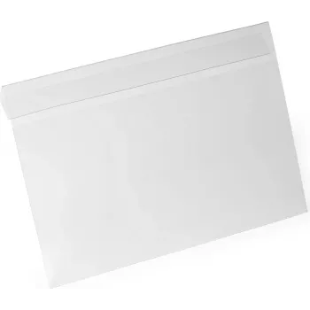 DURABLE HARD COVER A4 orizzontale porta badge con piega, trasparente 116319