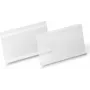 DURABLE HARD COVER portatessera adesivo A5 orizzontale, trasparente, confezione da 10 118319