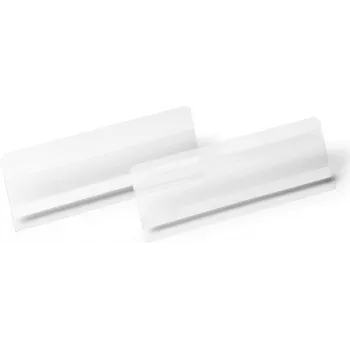 DURABLE HARD COVER busta portae tichette adesiva A6 orizzontale trasparente, 10/VE 118219