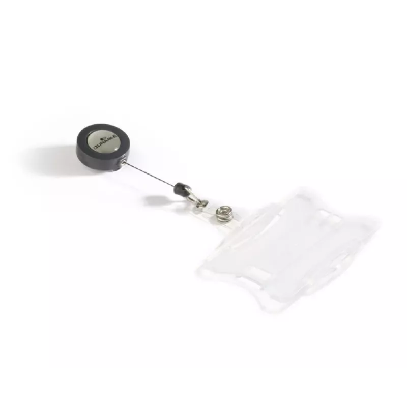DURABLE portabadge con jojo estraibile per 1 carta, confezione da 10 801119