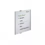 DURABLE INFO SIGN A3 verticale argento bacheca informativa in alluminio, acrilico antiriflesso, montaggio a vite, inserto 297 x 420 mm 480823