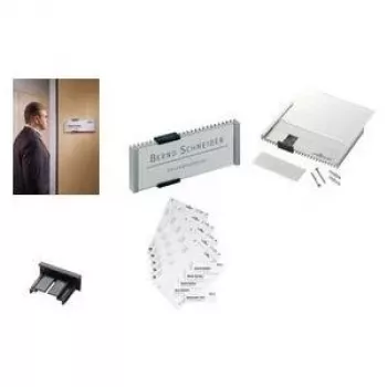 DURABLE INFO SIGN targhetta per porta A5 149x210,5 mm cornice in acrilico argento 480323