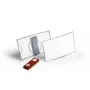 DURABLE KONVEX targhetta magnetica per nome 75x40 mm, confezione da 25 812319