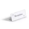 DURABLE portanome da tavolo a L 61x150 mm in acrilico trasparente, confezione da 10 805419