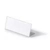 DURABLE portanome da tavolo a L 61x150 mm in acrilico trasparente, confezione da 10 805419
