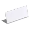 DURABLE portanome da tavolo a L 61x150 mm in acrilico trasparente, confezione da 10 805419