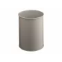 DURABLE Cestino in metallo 15L rotondo nero 330110