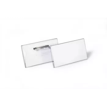 DURABLE portanome 40x75 mm con fissaggio a spillo, 100 pezzi 800119